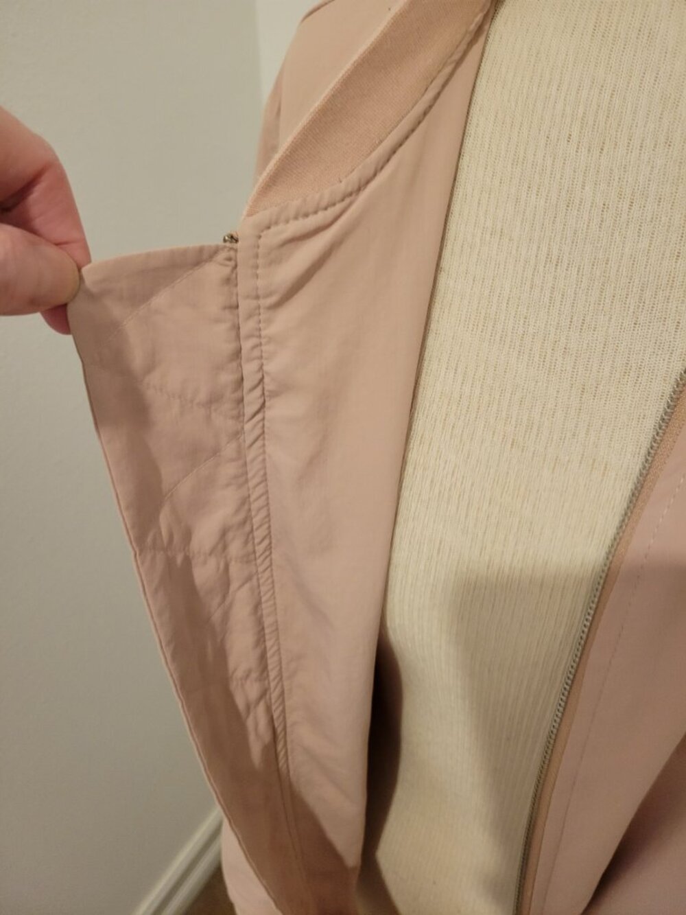 Lightweight zip front bomber style jacket - Picture 3 of 3